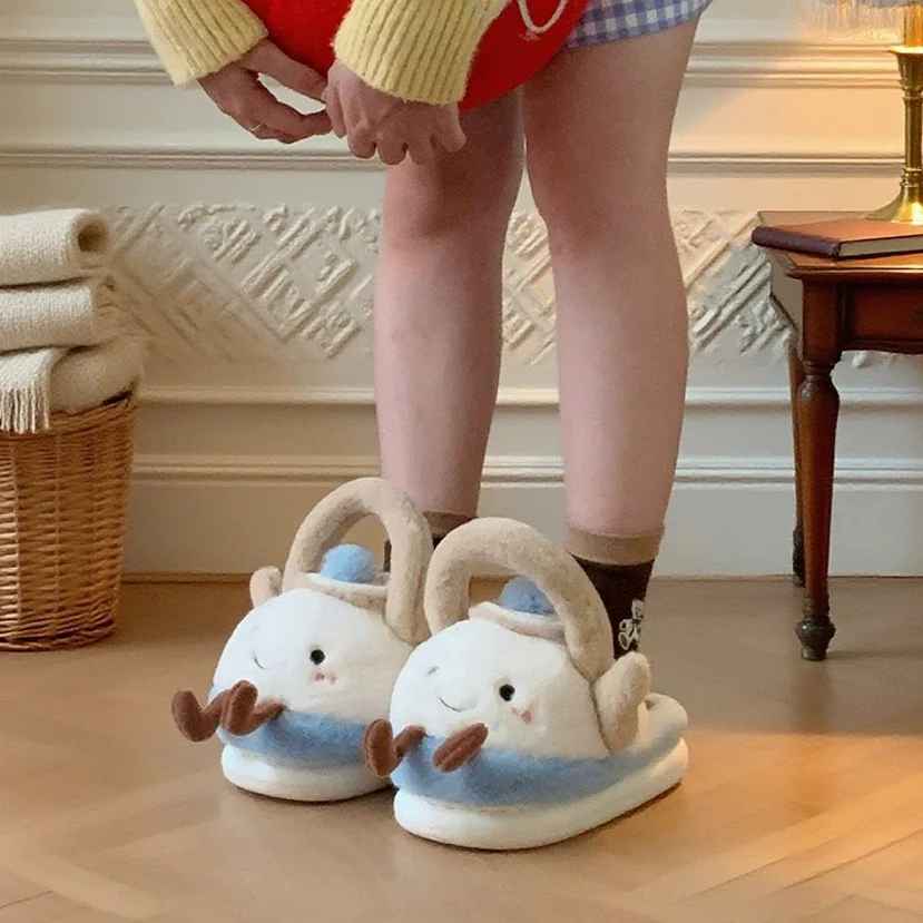 Tea Pot Plush Slippers - Image 4